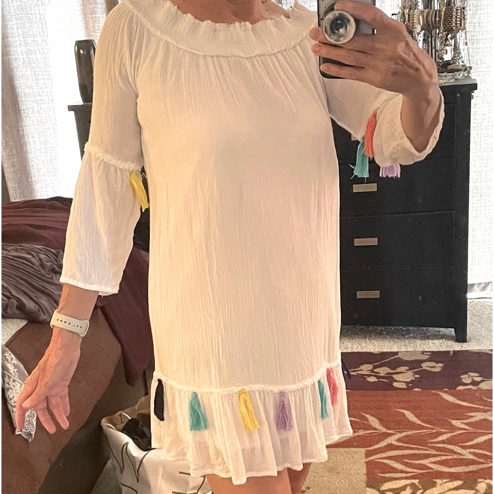 Short fun tassel dress